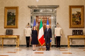 Maia Sandu în vizită oficială la Roma: „Suntem hotărâți să dezvoltăm în continuare relații bune de parteneriat cu Italia”